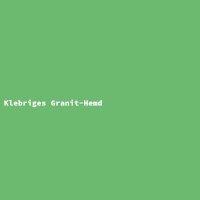 Klebriges Granit-Hemd
