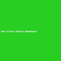 Herrliche Papier-Badehose