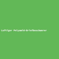 Luftiger Polyamid-Briefbeschwerer
