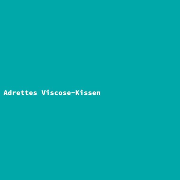 Adrettes Viscose-Kissen
