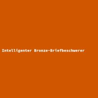 Intelligenter Bronze-Briefbeschwerer