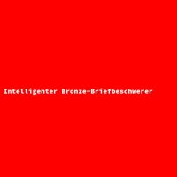 Intelligenter Bronze-Briefbeschwerer