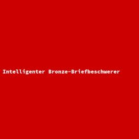 Intelligenter Bronze-Briefbeschwerer