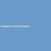Elegantes Plastik-Messer