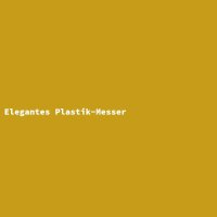 Elegantes Plastik-Messer