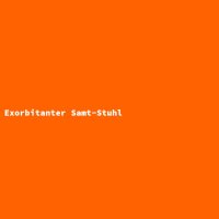 Exorbitanter Samt-Stuhl