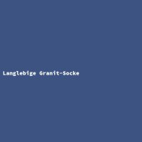 Langlebige Granit-Socke